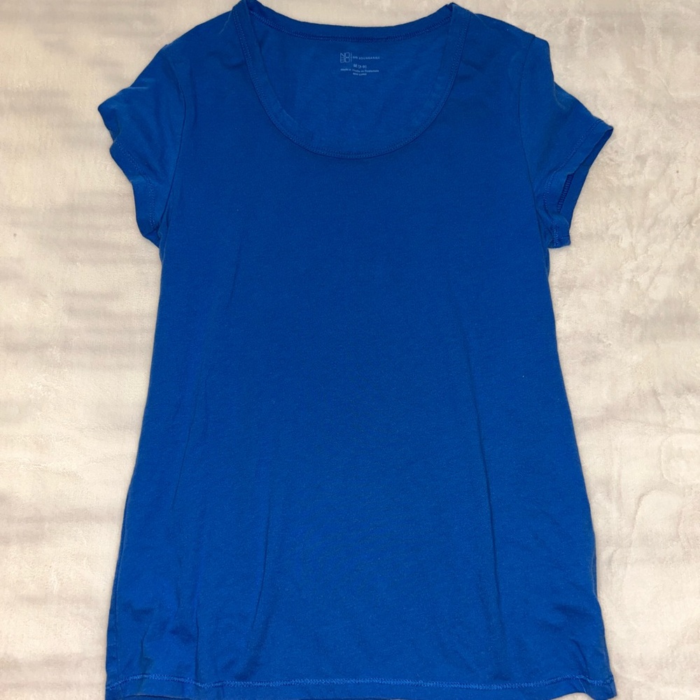 No Boundaries Vibrant Blue Short Sleeve Tee